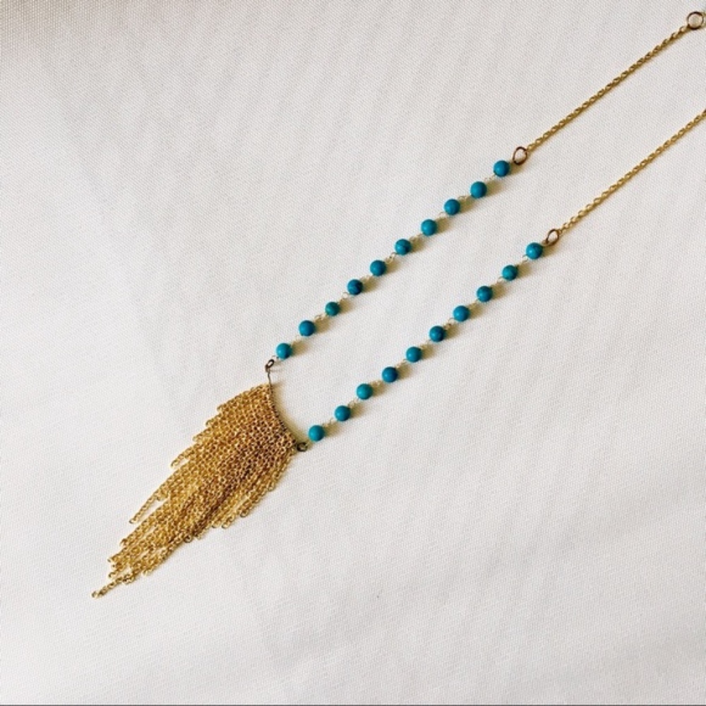 Turquoise Bead Necklace